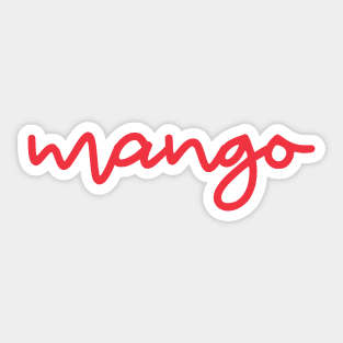 mango - Thai red - Flag color Sticker